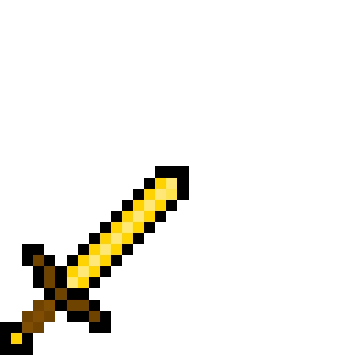 gold sword