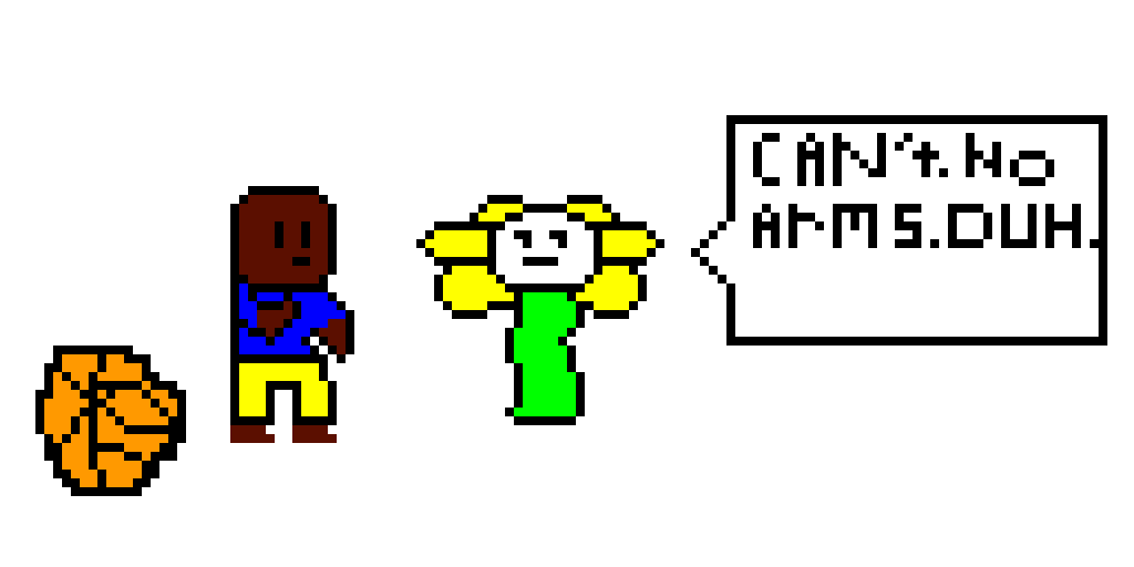 When you ask Flowey if he plays sports. Contest (GIF sorry the gif did not upload)