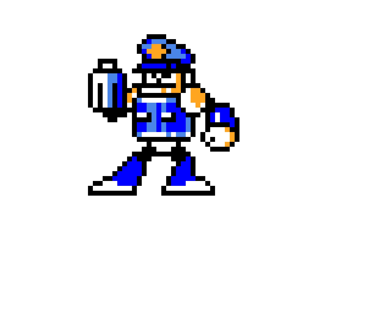 fake man sprite mega man 9 special stage