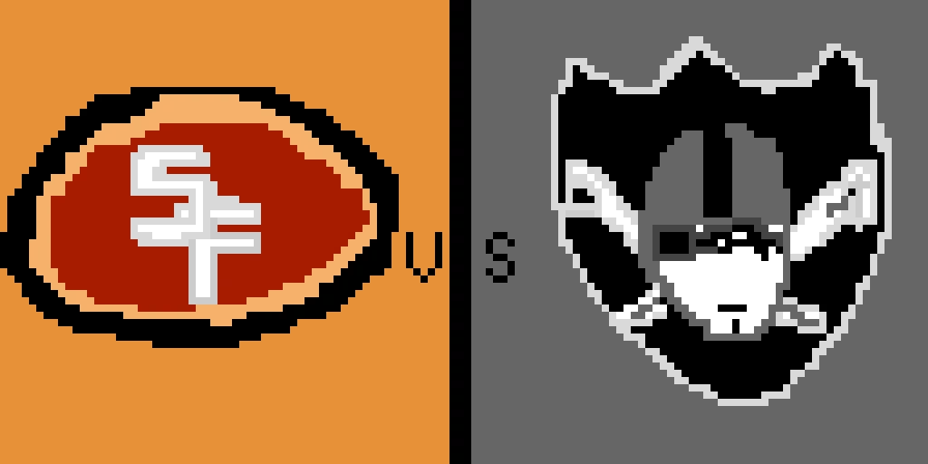 forty niners vs raider i tried guys