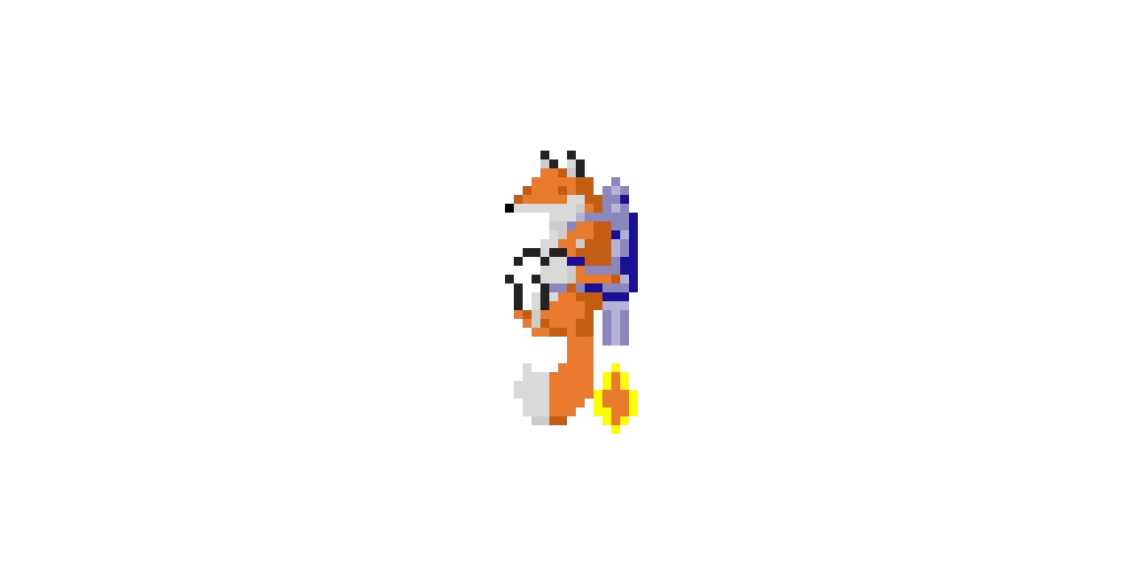Fox with a jetpack