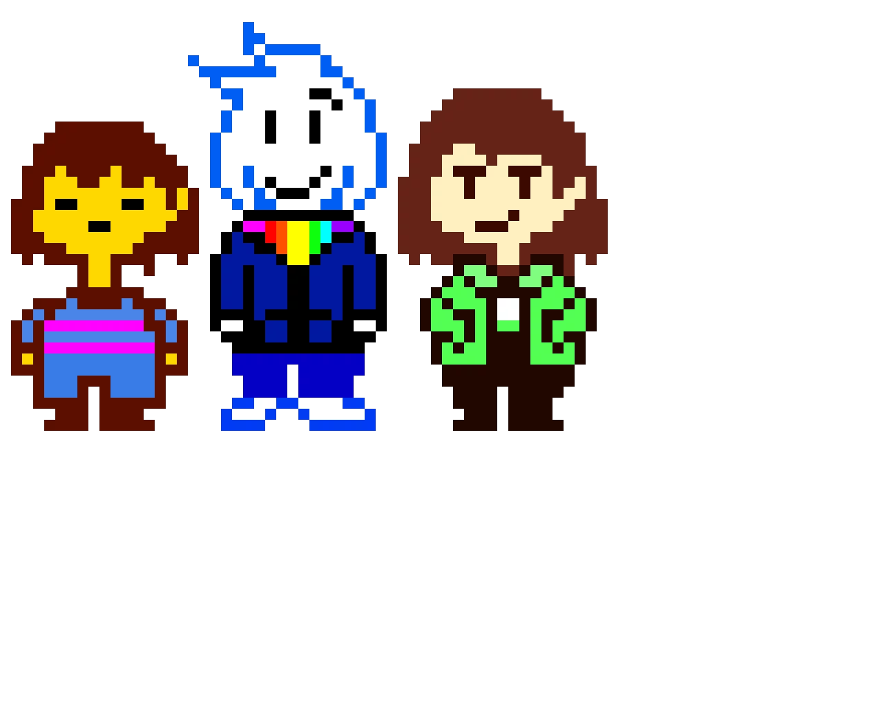 frisk storyshift asriel and storyshift chara