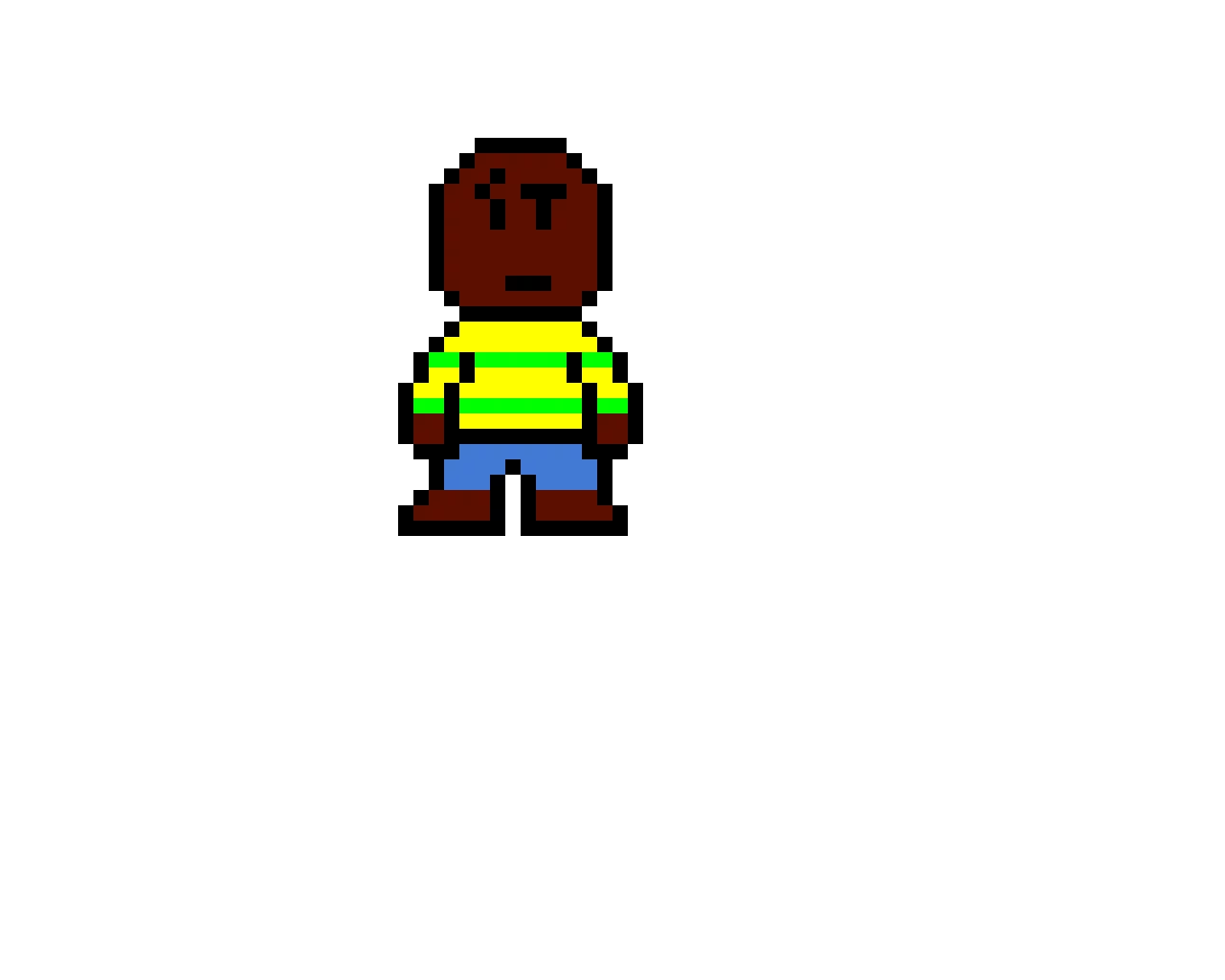 i have an announcement to make in the comments me in undertale sprite