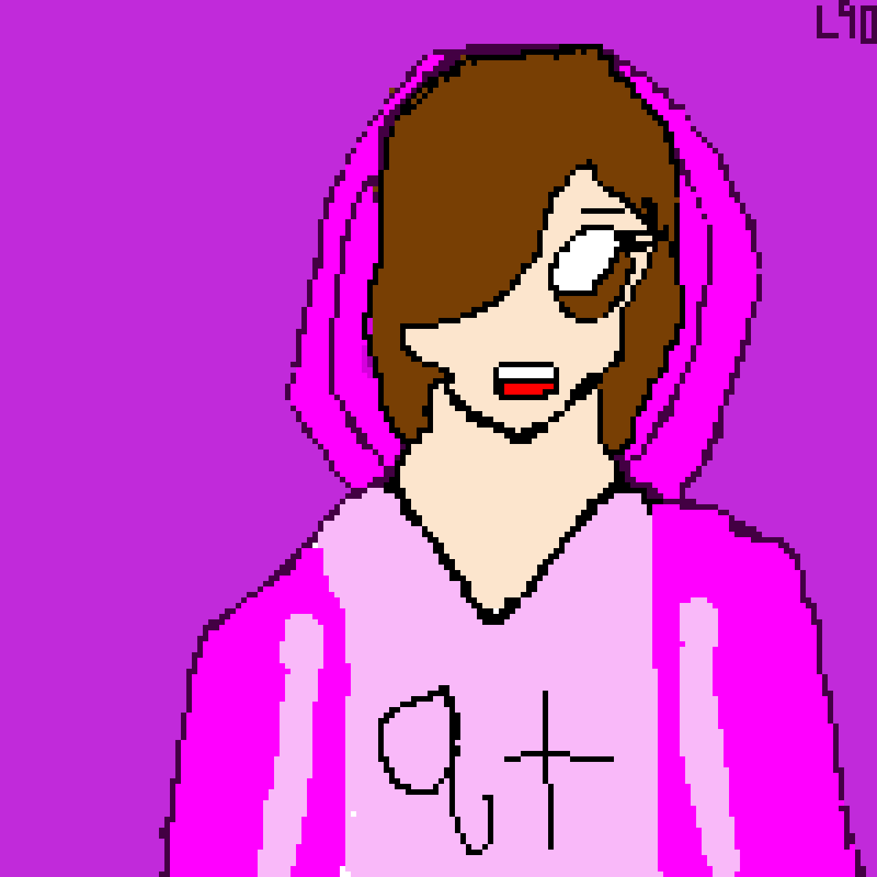 me in a pink hoodie(me irl)