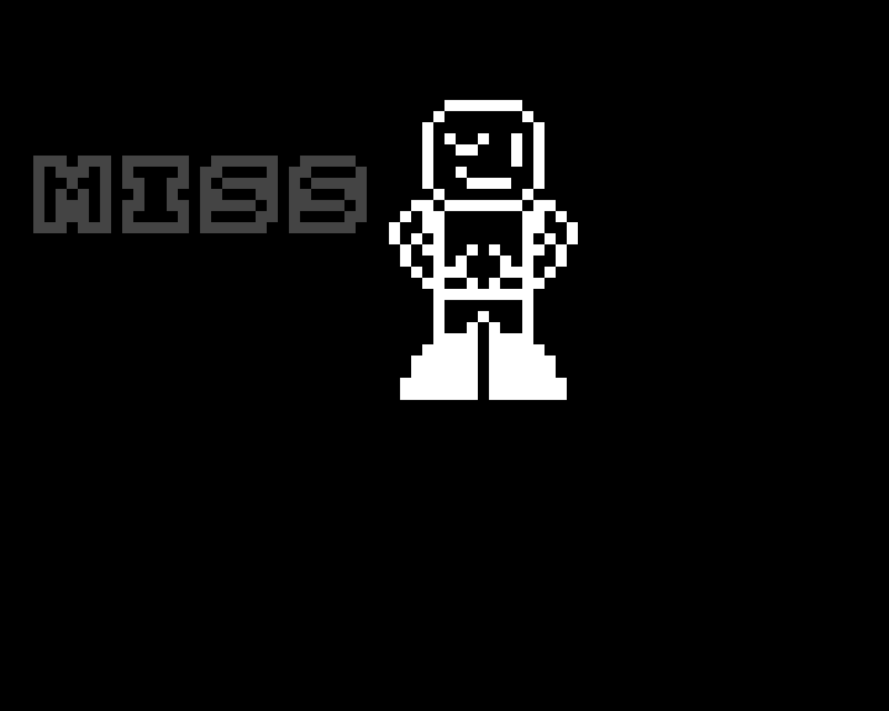 me in undertale sprite battle missed attack