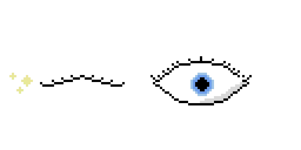 my first attempt at eyes