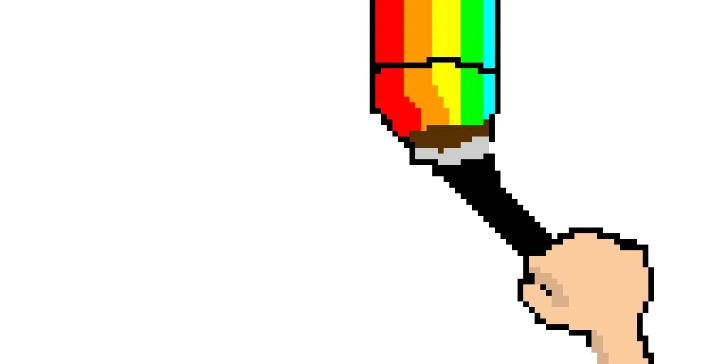 painting rainbows idea from luna wolf