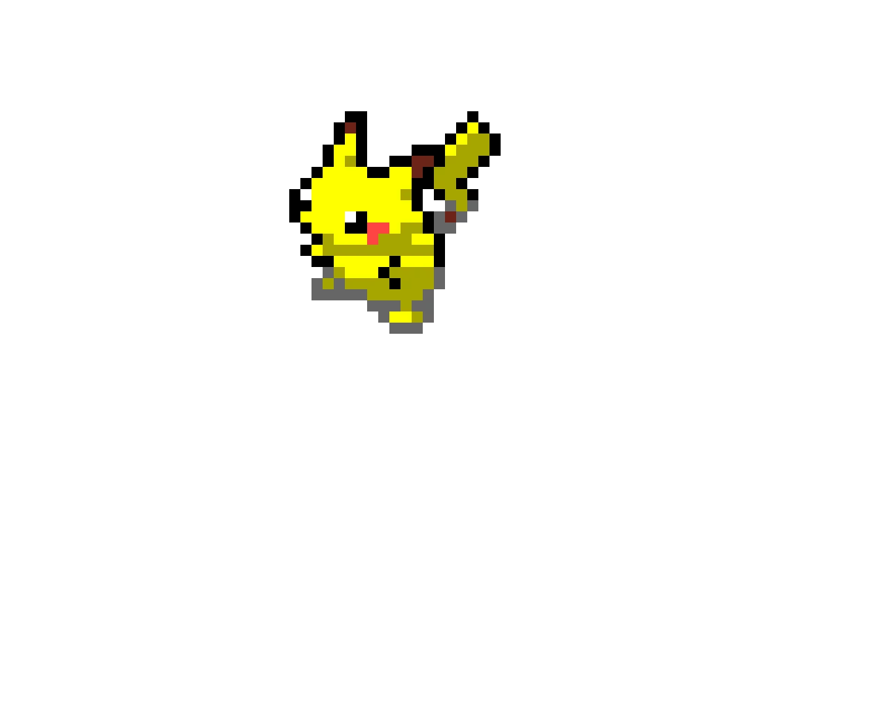 Pikachu (Pokemon Sapphire, Ruby, Emerald, FireRed and LeafGreen.)