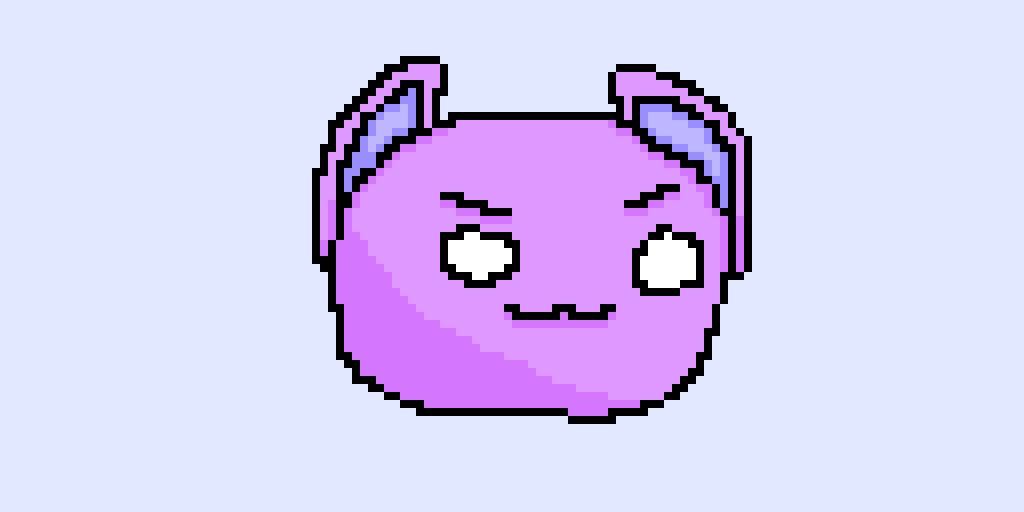 purple cat ball