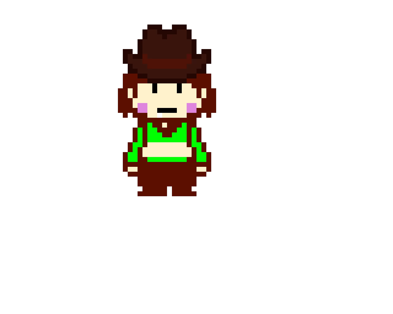 TS!Underswap Chara (Cowboy Hat Overworld Sprite)