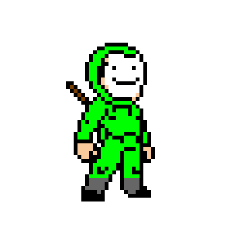 Dream takes out pickaxe