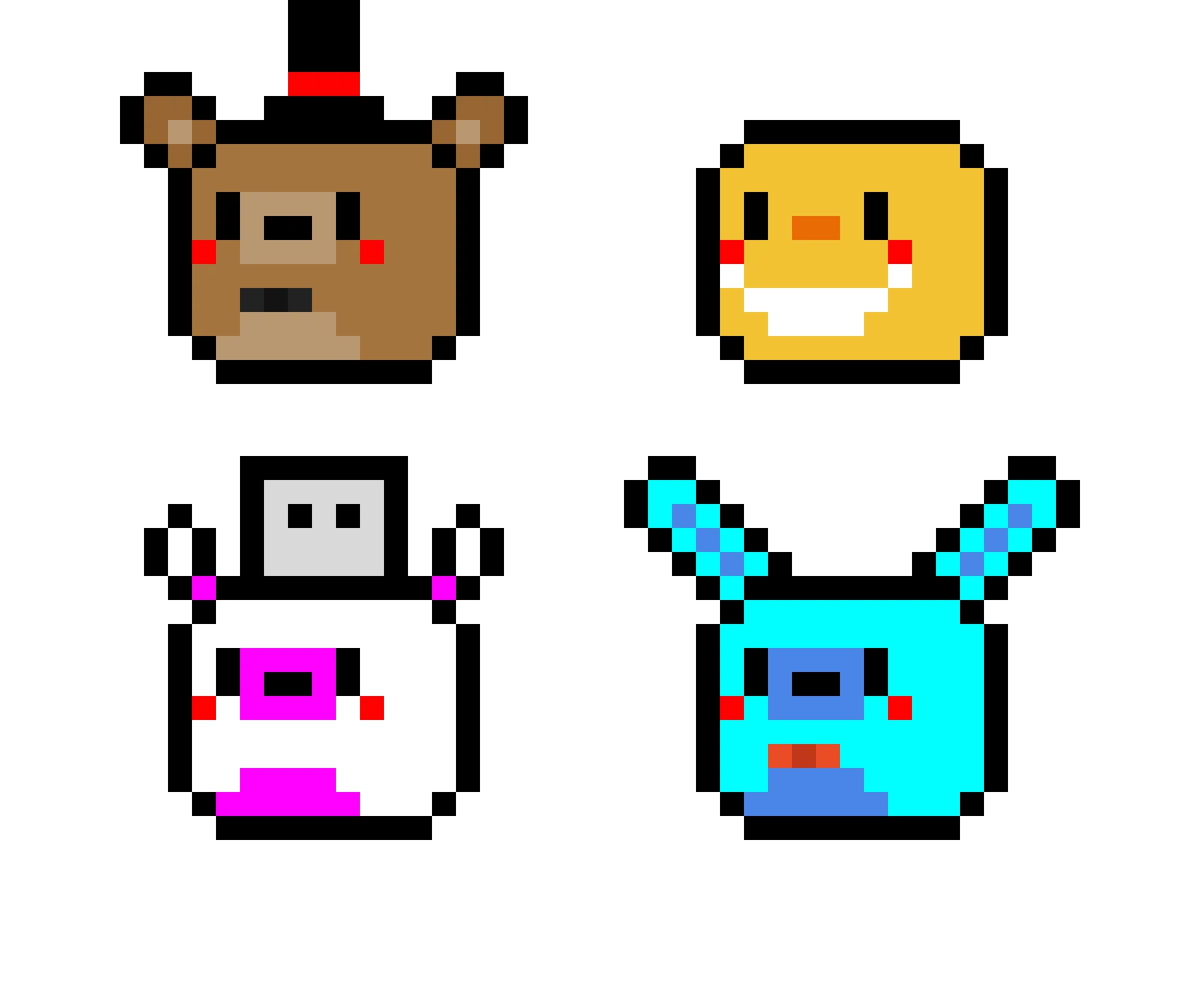 fnaf cubes (fnaf 2 edition) 