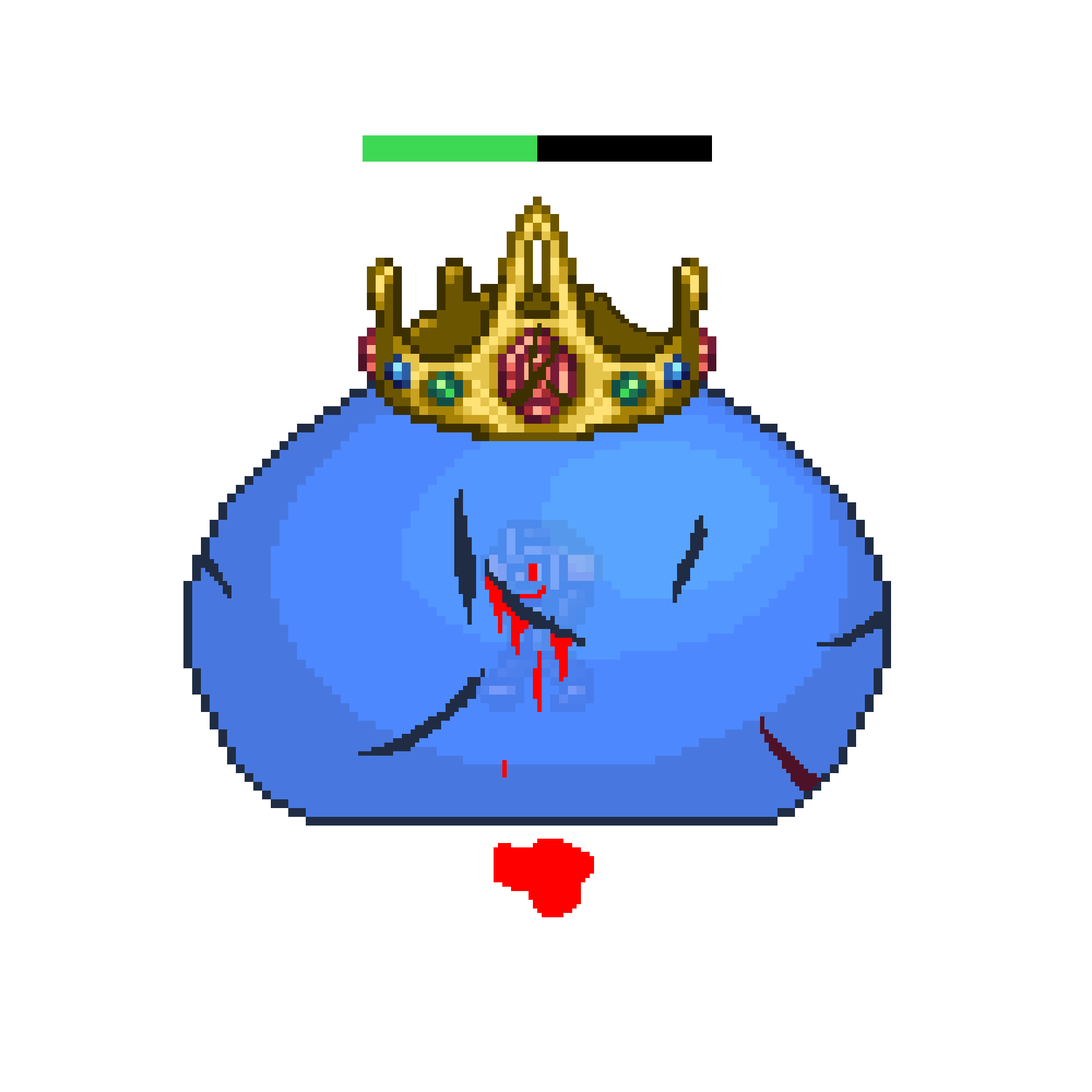 King slime phase 2 (Thanks to terrariafan)