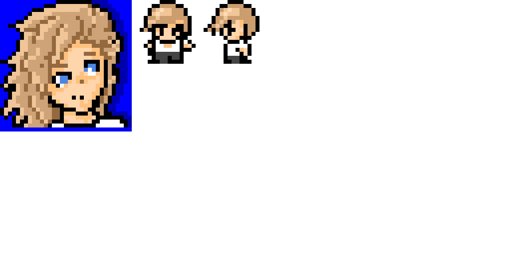 my friend as a final fantasy character wip