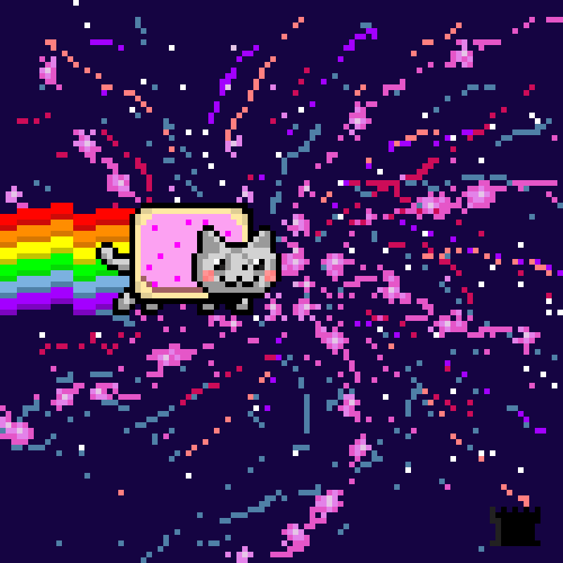 Nyan Cat in Space