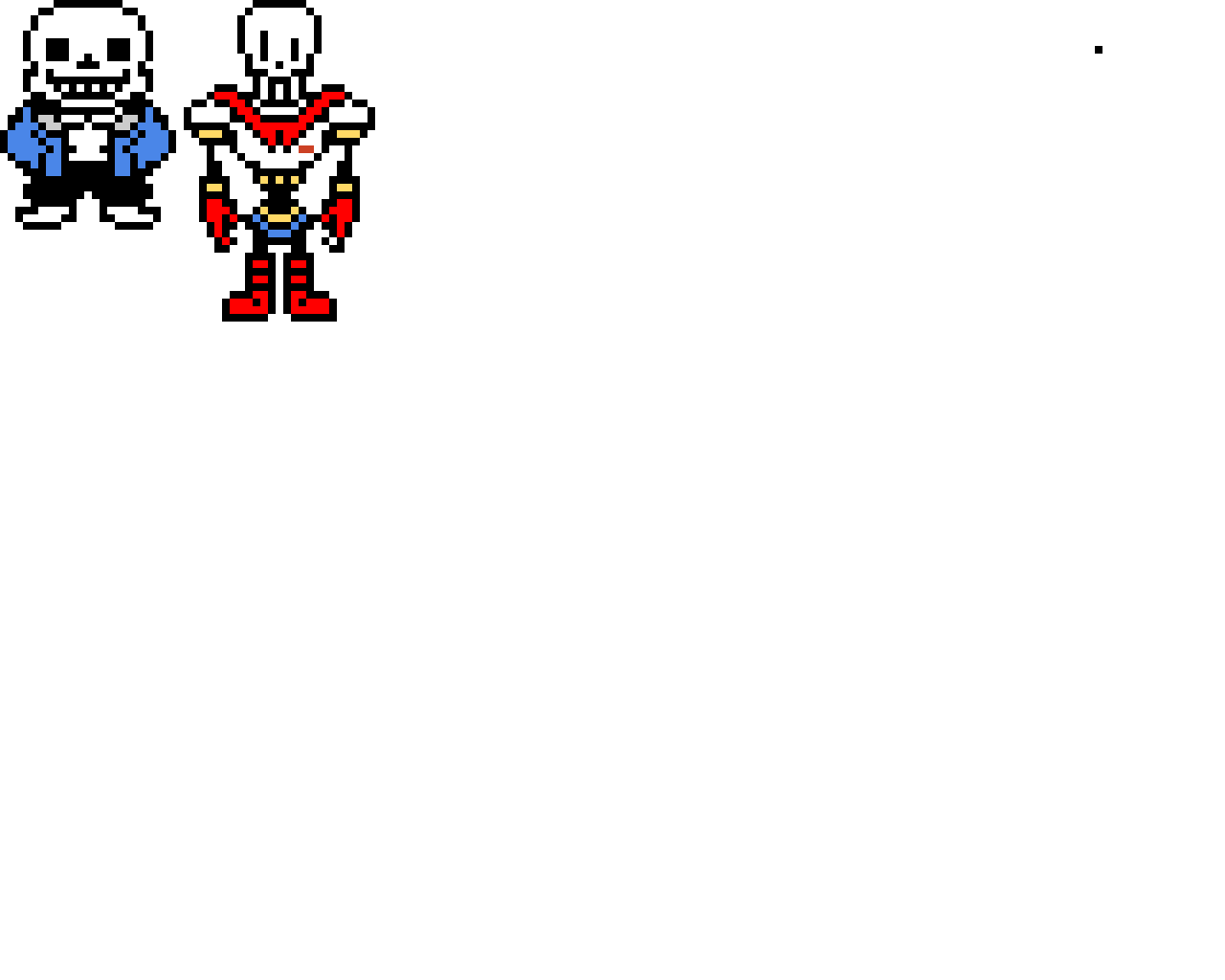 Sans and papyrus (reuploaded)