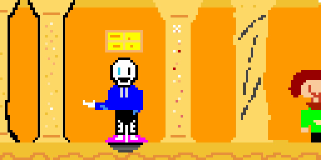 sans gif best on yet guys ill work on the arm changing part though