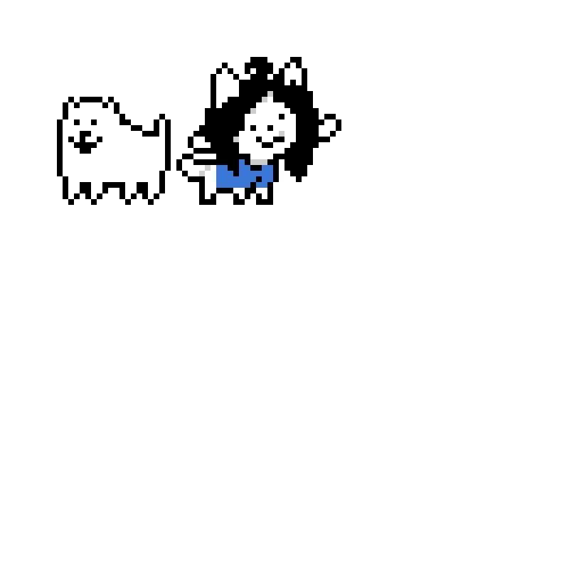 annoying dog and temmie