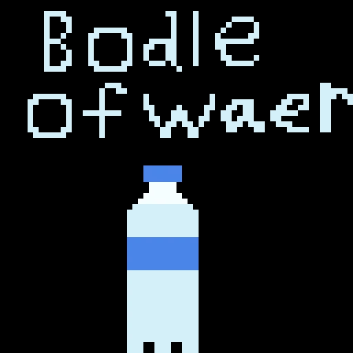 Bottle of water