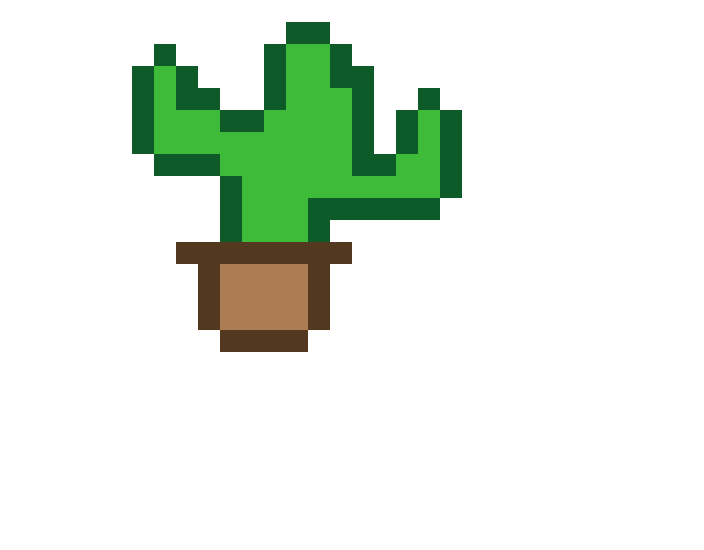 Cactus pixel art