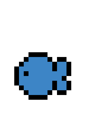 Fish pixel art