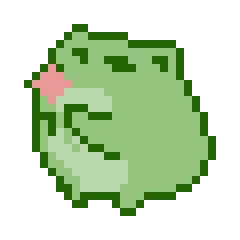 frug holding a flower