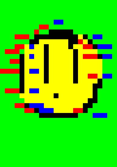 Glitch face