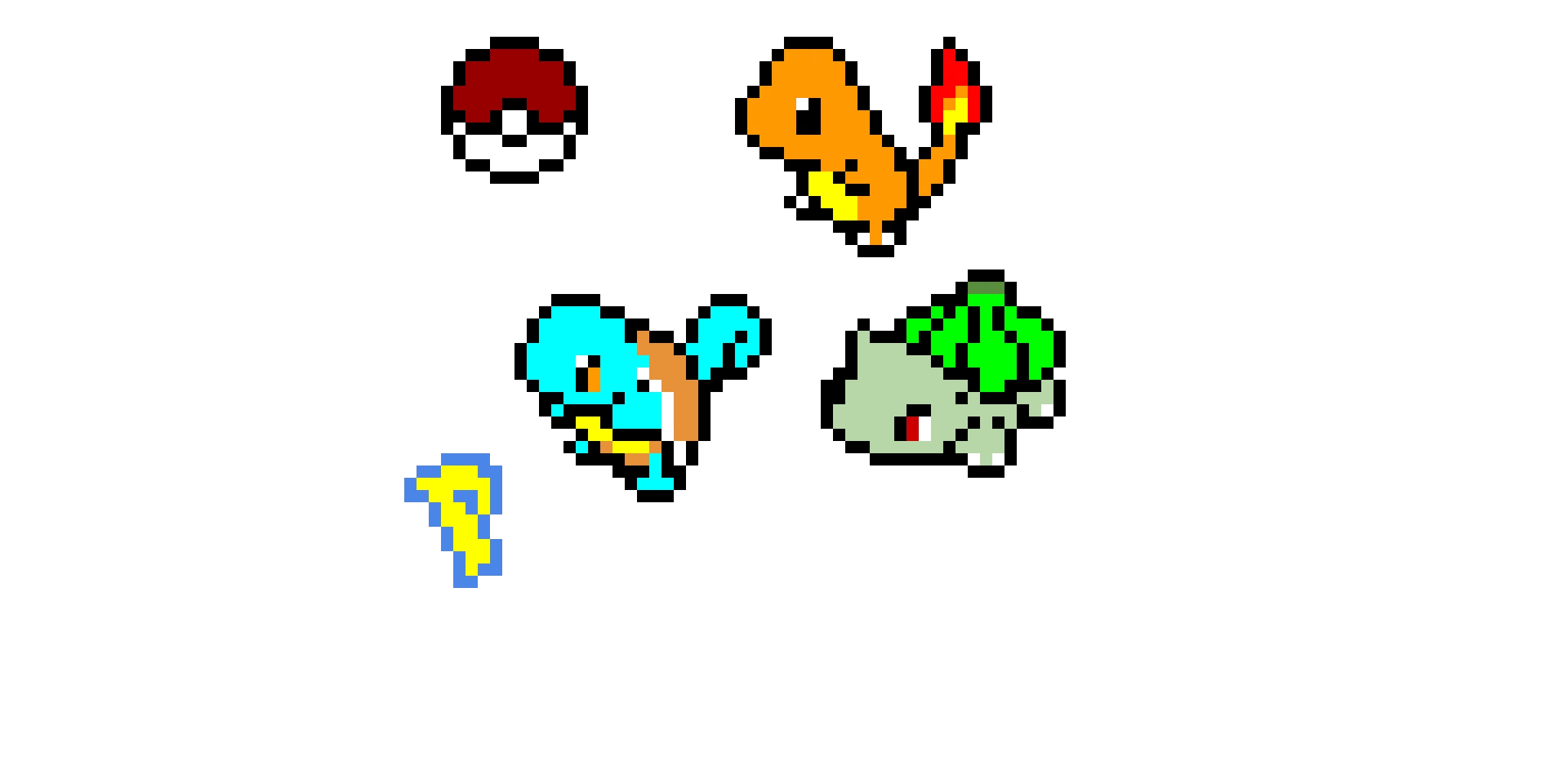 kanto starter pokemon