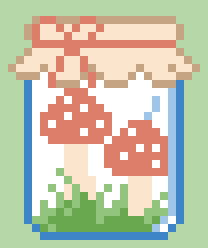 Mushroom jar