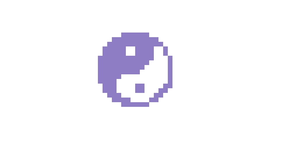 purple ying yang