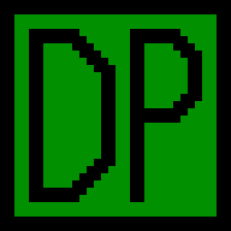 Simple Dino Pixel Logo