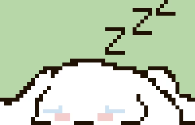 sleepy cinnamon roll