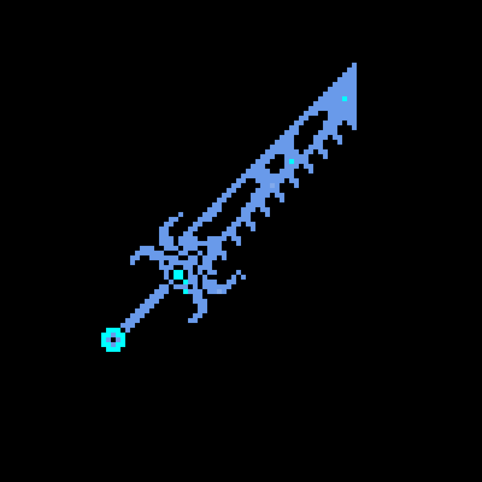 blue sword