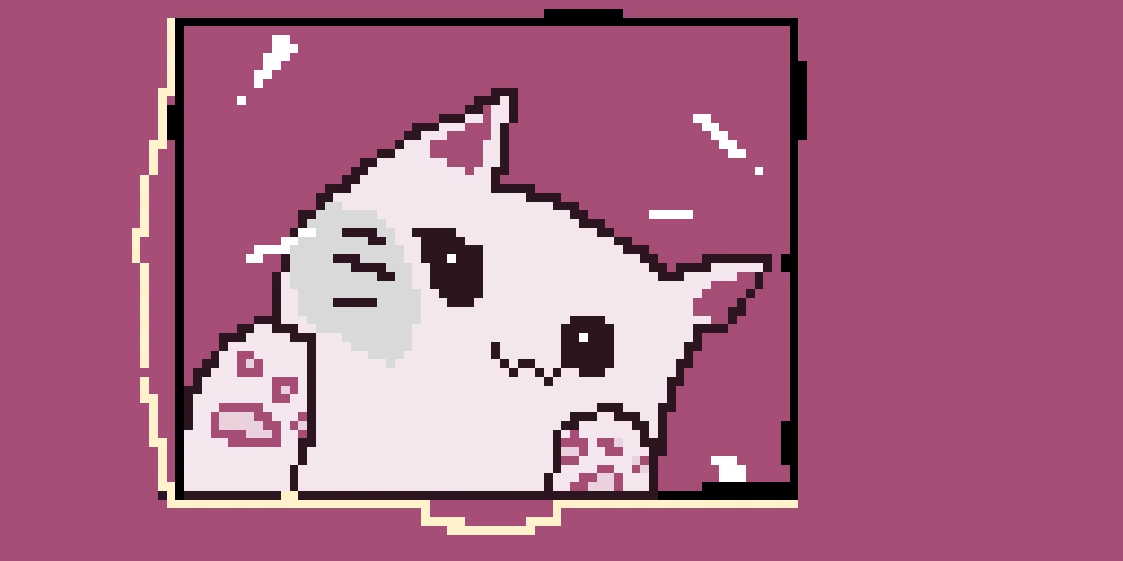 cat in window art process