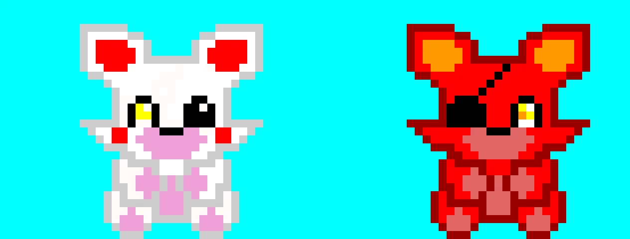 fnaf mangle and foxy