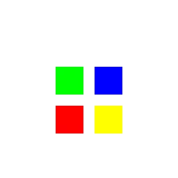 inverted color cube