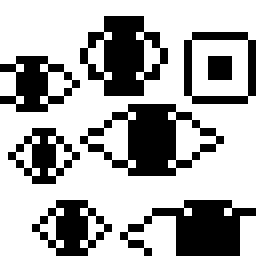 lots of eyes blinking d