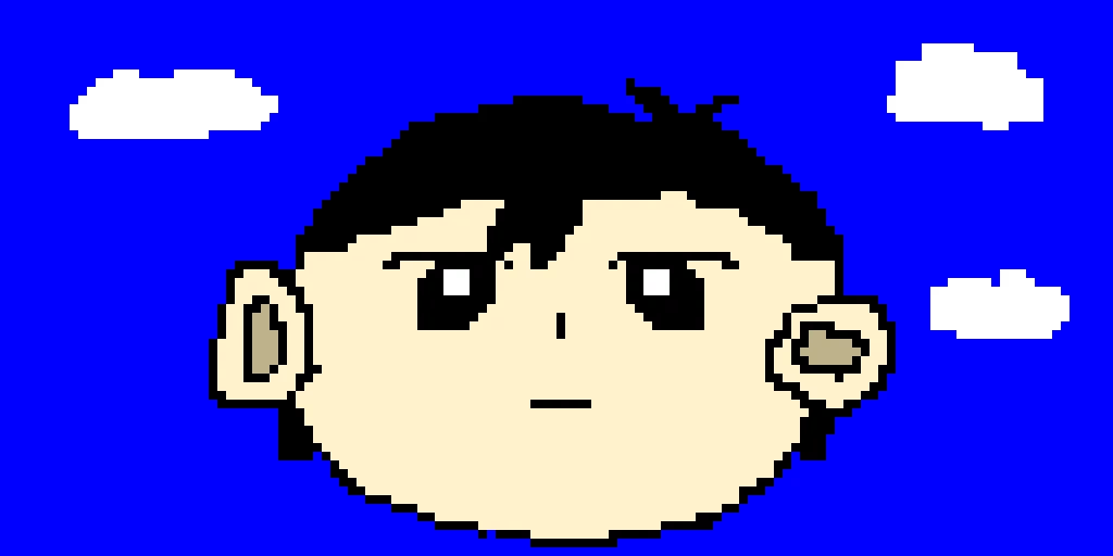 Sunny but I am bad at drawing (it is also just the head)