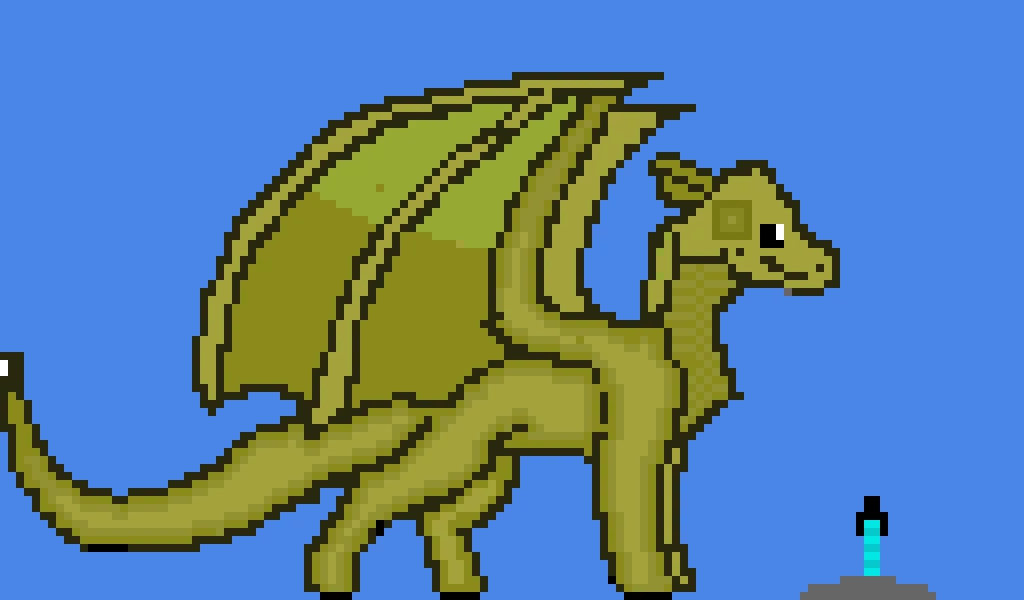 Golden The mythical dragon (Contest)