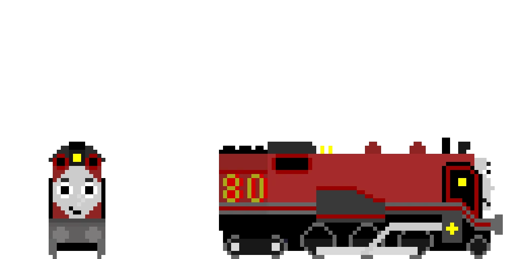 Chris my new TTTE OC (C11-190 oigawa railway engine) Jay