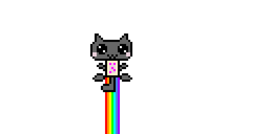 My version of nyan cat (sorry i havent posted lately)