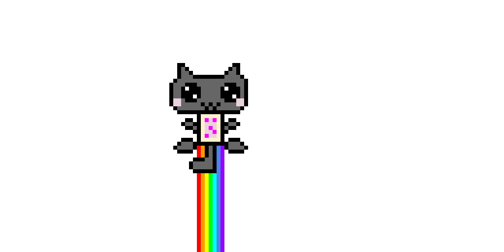 my version of nyan cat sorry i havent posted lately