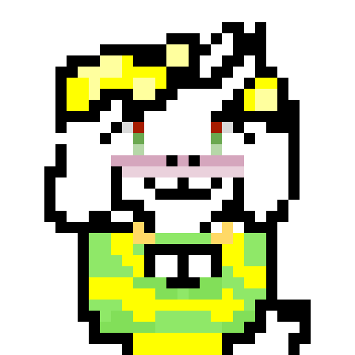 I tried, it’s Asriel Dreemurr from Undertale *profile pic*