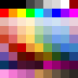The Dino Pixel color palette (   customs to fill the space)