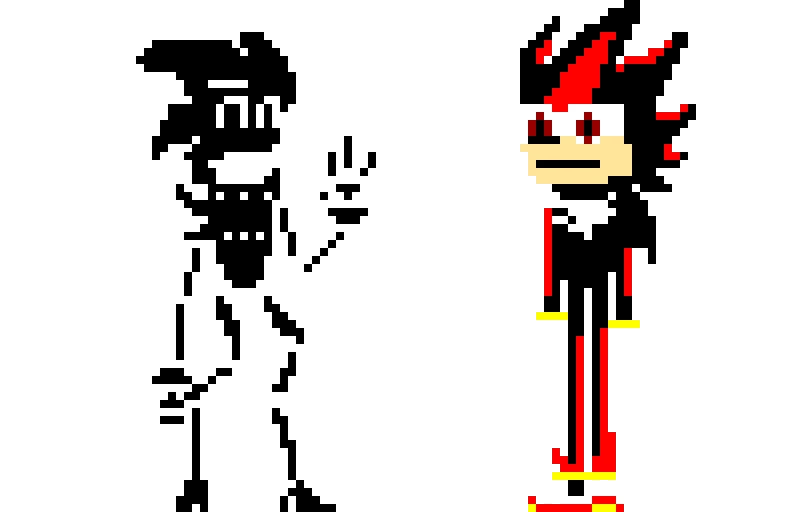 shadow sonic and shadow the hedghog are the same admit it meanwhile shadow sonic and shaodow