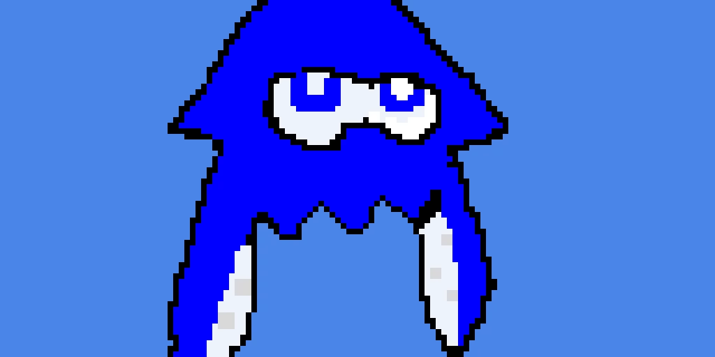 splatoon squid blue