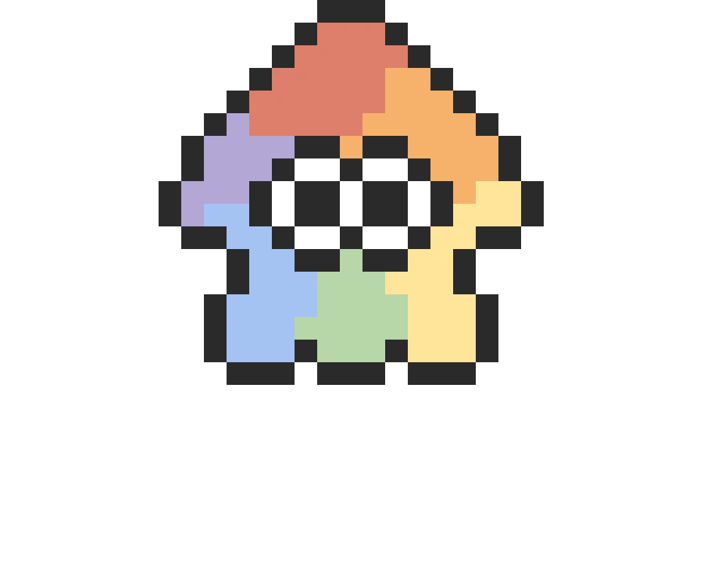 I made it pastel I guess