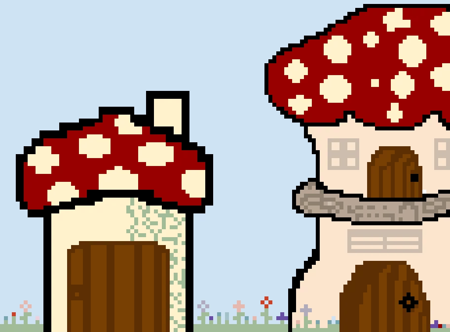 mushroom houses