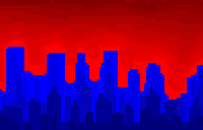Blue City and red Canyon (Flip it)