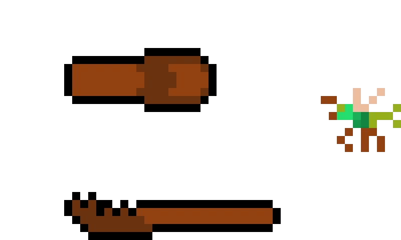 tail for larvae i realized i made body too big so i made it a larvae